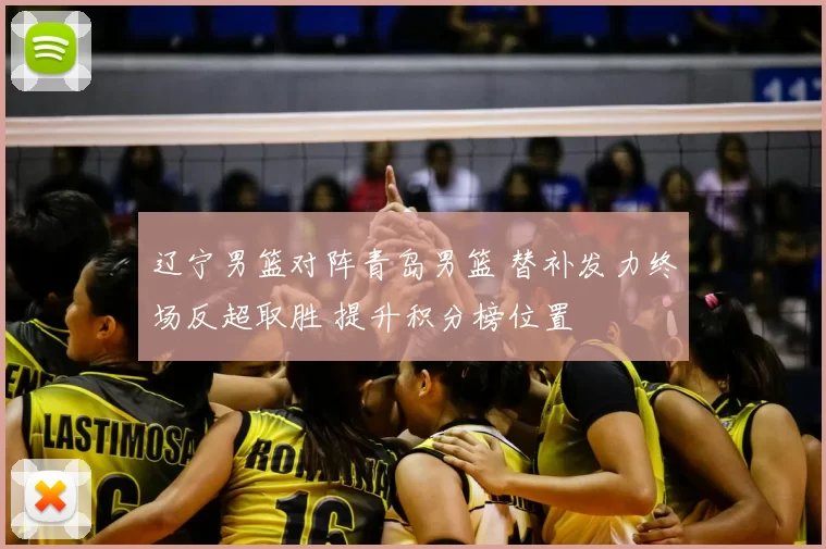 辽宁男篮对阵青岛男篮 替补发力终场反超取胜 提升积分榜位置
